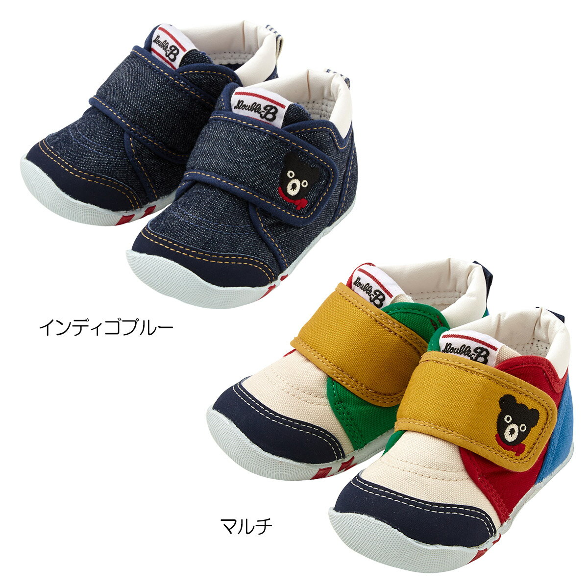 楽天ririkaririka　楽天市場店【★ポイント10～1倍】【ミキハウス】ベビーシューズ7900【3,980円以上で送料無料（国内）】