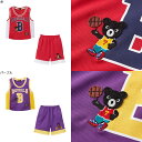 【★ポイント10〜1倍】〇【ミキハウス】バスケットユニフォーム吸汗速乾機能セット【3,980円以上で送料無料(国内)】100cm赤44000