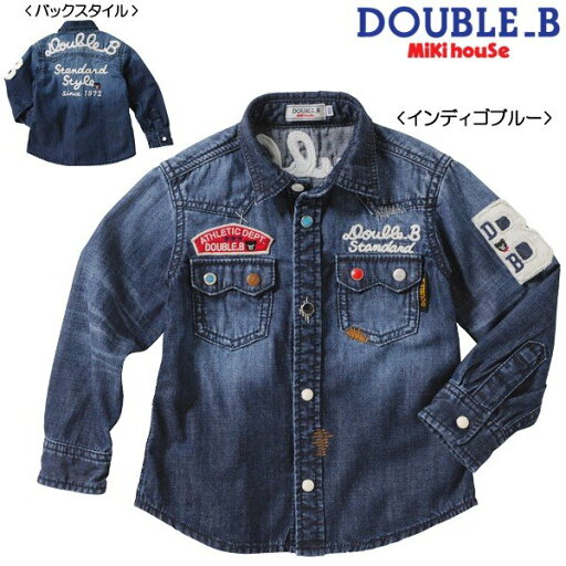【★ポイント10~1倍】【ミキハウス】シャツ14000【3980円以上で送料無料(国内)】 【★ポイント10~1倍】【ミキハウス】シャツ14000【3980円以上で送料無料(国内)】