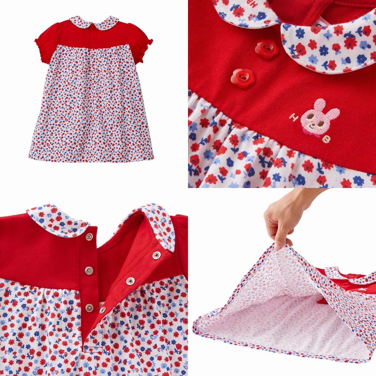 【ポイント5倍】〇【ミキハウス】【7/1〜SALE】ワンピース6500【3,980円以上で送料無料(国内)】