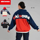 【★ポイント10~1倍】〇【ミキハウス】バックロゴパーカー(大人用)32000【3,980円以上で送料無料(国内)】S(155-165cm)黒