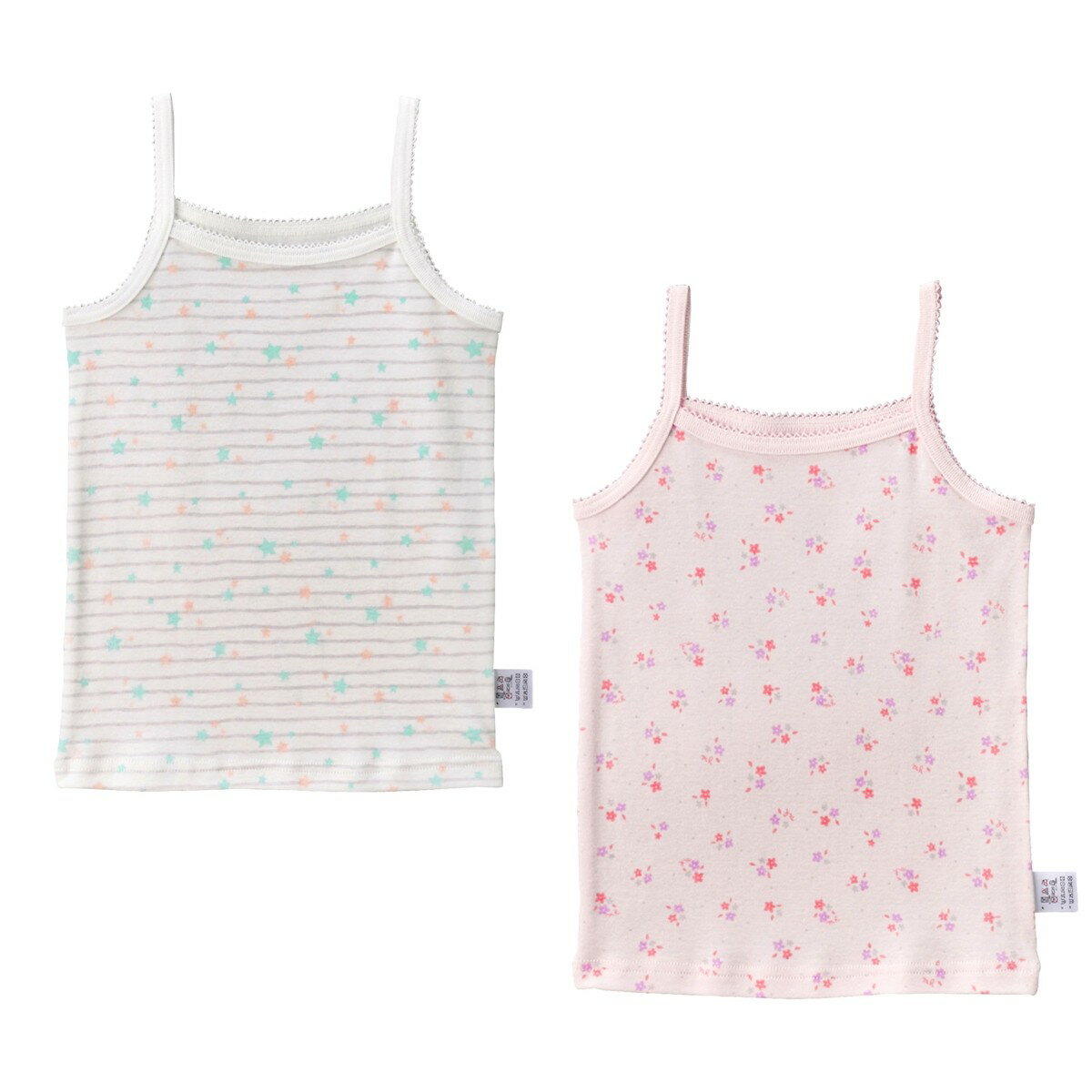 楽天ririkaririka　楽天市場店【★ポイント10～1倍】〇【ミキハウス】【SALE】キャミソールセット2800【3,980円以上で送料無料（国内）】