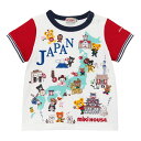 【★¥2,000 1,000 限定クーポン+ポイント5倍】〇【ミキハウス】ご当地 半袖Tシャツ・inJAPAN 25000【3,980円以上で送料無料(国内)】100cm白(4)