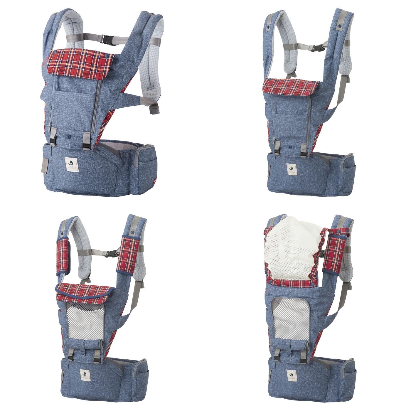 BABYHOPPER BabyHopper ベビーホッパー ガーゼベルトカバー ネイビースター CKBH00107 0か月~