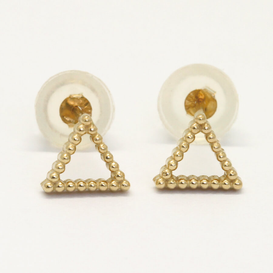 乐天商城 - ピアス ゴールド pierce K10ゴールド ライアングル 三角形 レディス 女性用 10金 10K