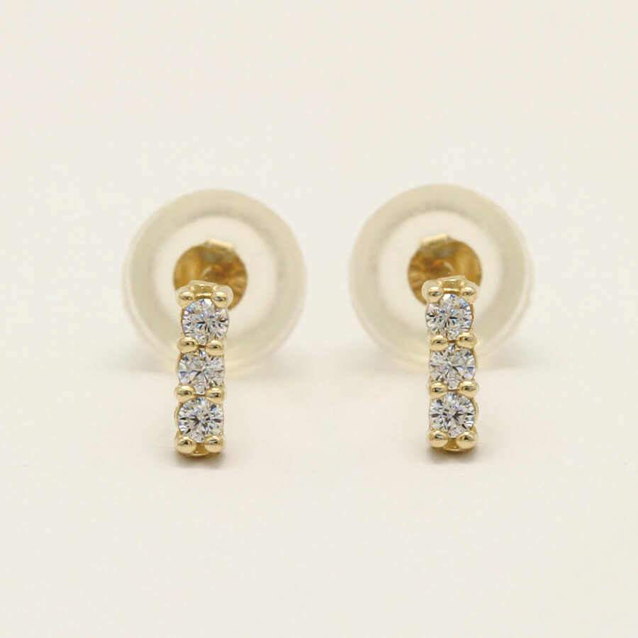 Rakuten - ピアス ゴールド pierce K10ゴールド ショータイプ レディス 女性用 10金 10K アレルギー対応