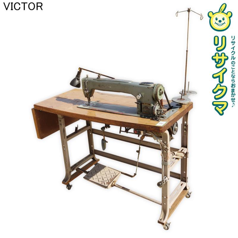 【中古】D▼ビクター VICTOR 工業用 ミシン 100V VD-5 ■大型商品・送料別途必要■ (37218)