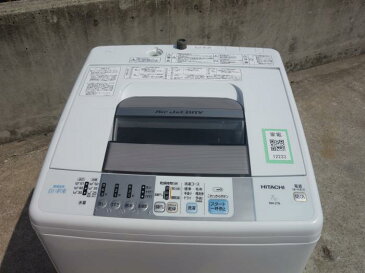 【中古】D▼日立 洗濯機 2014年 7.0kg エアジェット乾燥 ステンレス槽 白い約束 NW-Z78 (12233)