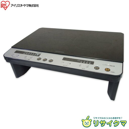 【中古】M▽アイリスオーヤマ IH調理器 IHクッキングヒーター 2020年 2口 100v 脚付き 据置型 工事不要 ブラック IHK-W12SP ■送料無料対象外・送料別途必要■(27907) 【中古】M▽アイリスオーヤマ IH調理器 IHクッキングヒーター 2020年 2口 100v 脚付き 据置型 工事不要 ブラック IHK-W12SP ■送料無料対象外・送料別途必要■(27907)