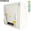 【中古】M▽日立 衣類乾燥機 2018年 6.0kg 除湿形 これっきりボタン エアハッチ DE-N60WV ■大型商品・送料別途必要■ (27914)