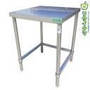【中古】M▽業務用 厨房 作業台 棚 ステンレス 幅600×奥行600×高さ795 ■大型商品・送料別途必要■ (Fe1909)