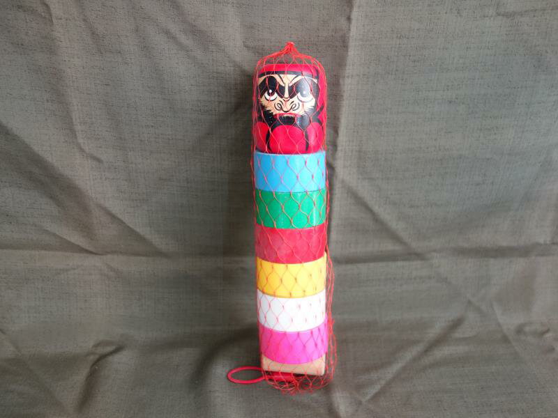 【中古】M▽だるま落とし 達磨 木のおもちゃ ...の紹介画像2