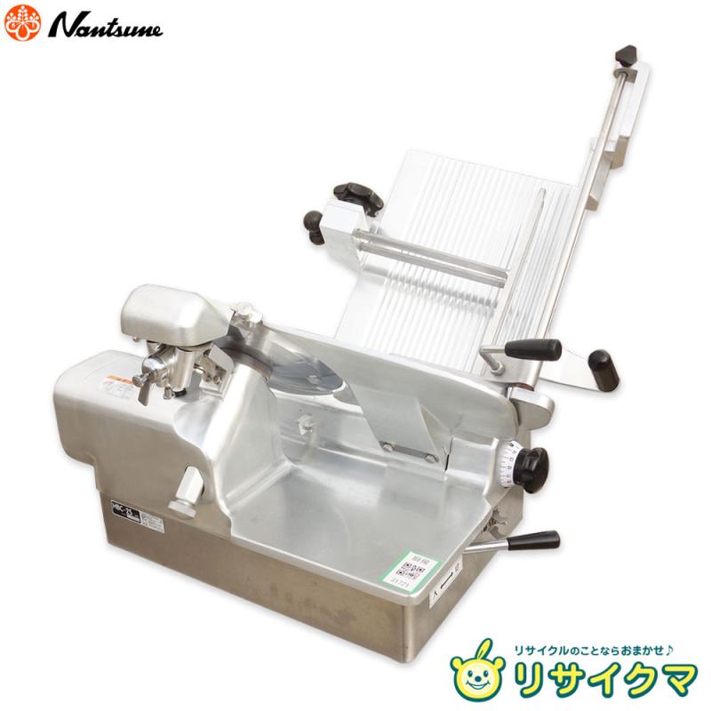 【中古】K▼なんつね 業務用 ミートスライサー 2023年 卓上 三相200V HBC-2S ■大型商品 送料別途必要■ (31721)