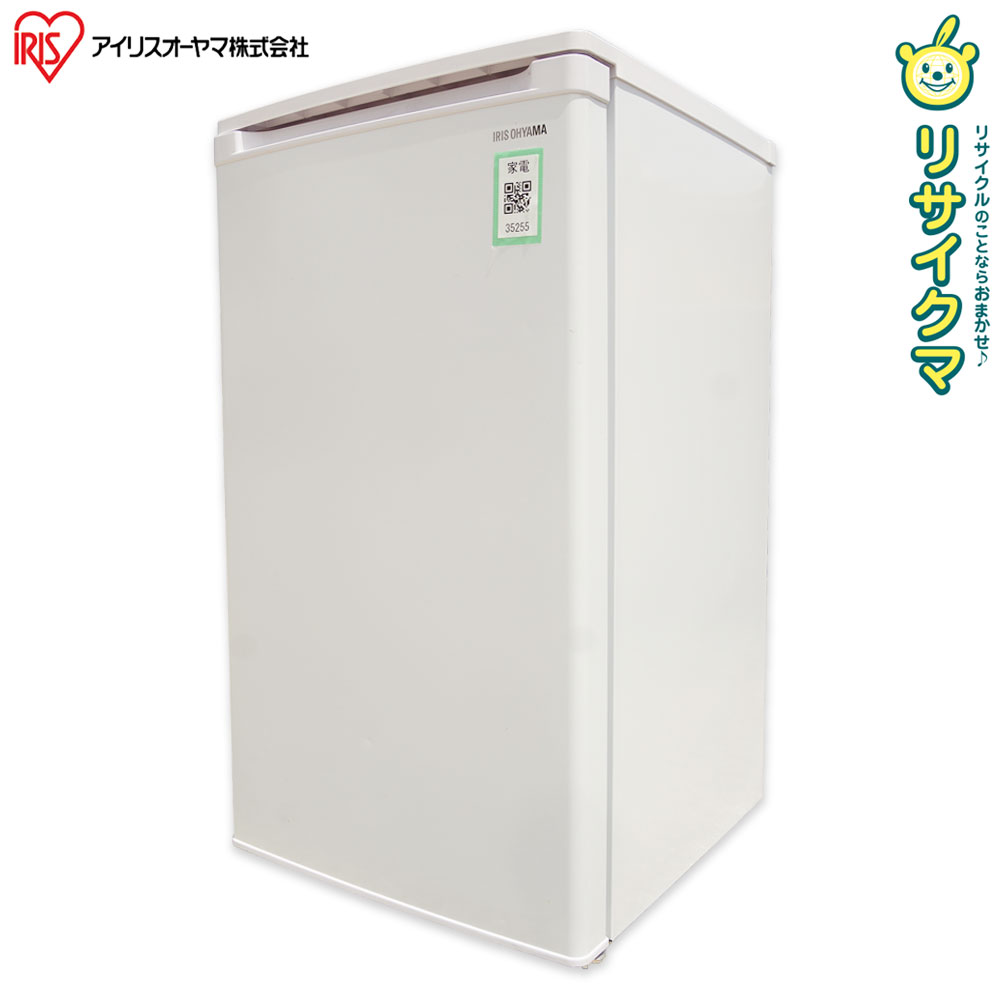 【中古】M▽アイリスオーヤマ 冷凍庫 フリーザ 冷凍ストッカー 2022年 60L 1ドア 引き出しタイプ 耐熱性能天板 ホワイト IUSD-6A ■大型商品・送料別途必要■ (35255)