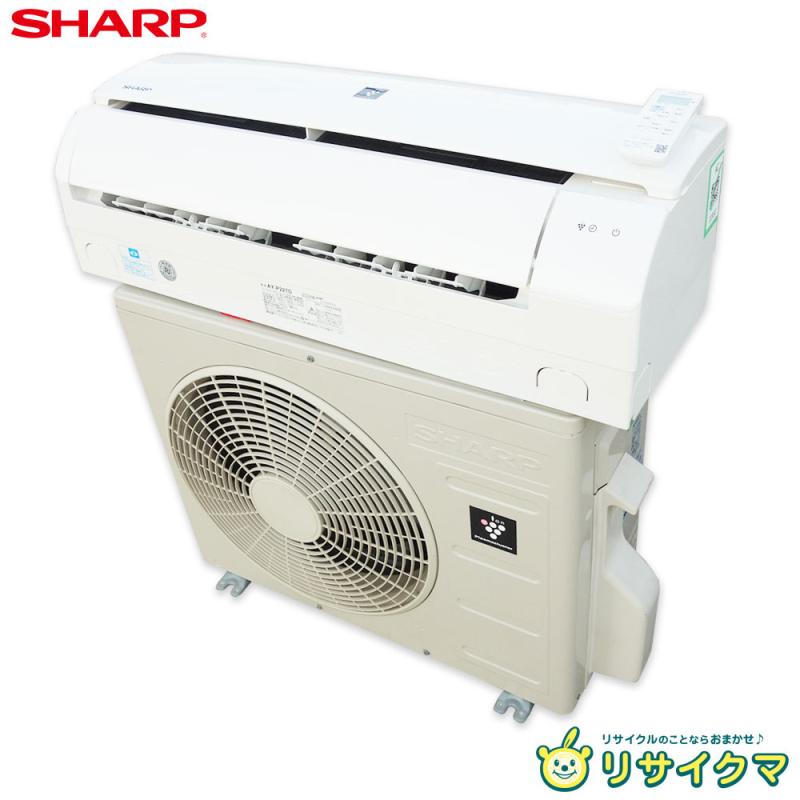 10-Tatami-Mat Room - 【中古】M▽シャープ ルームエアコン 2022年 2.2kw ～8畳 プラズマクラスター搭載 標準モデル コンパクトタイプ AY-P22TD ■大型商品・送料別途必要■ (33993)