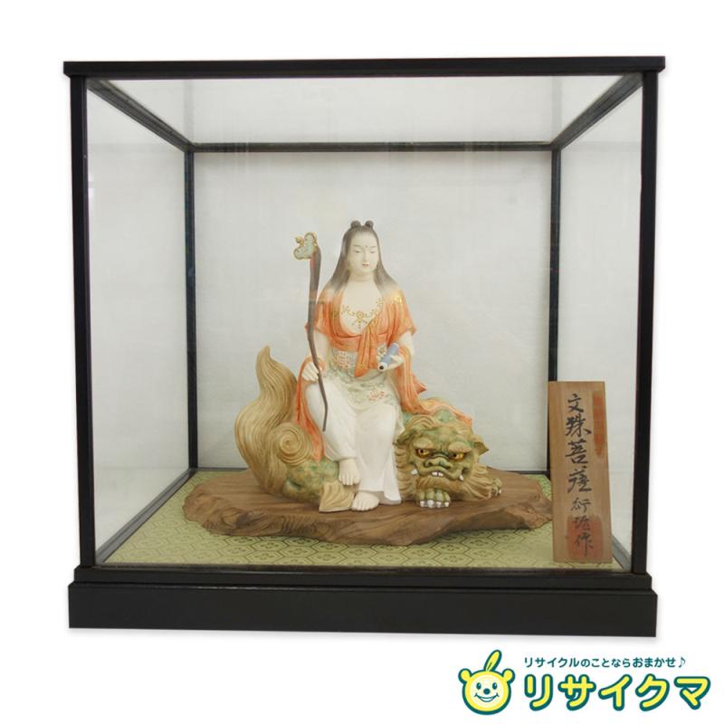 【中古】M▽中村衍涯 博多人形 文殊菩薩像 ■送料無料対象外・送料別途必要■ (38170)