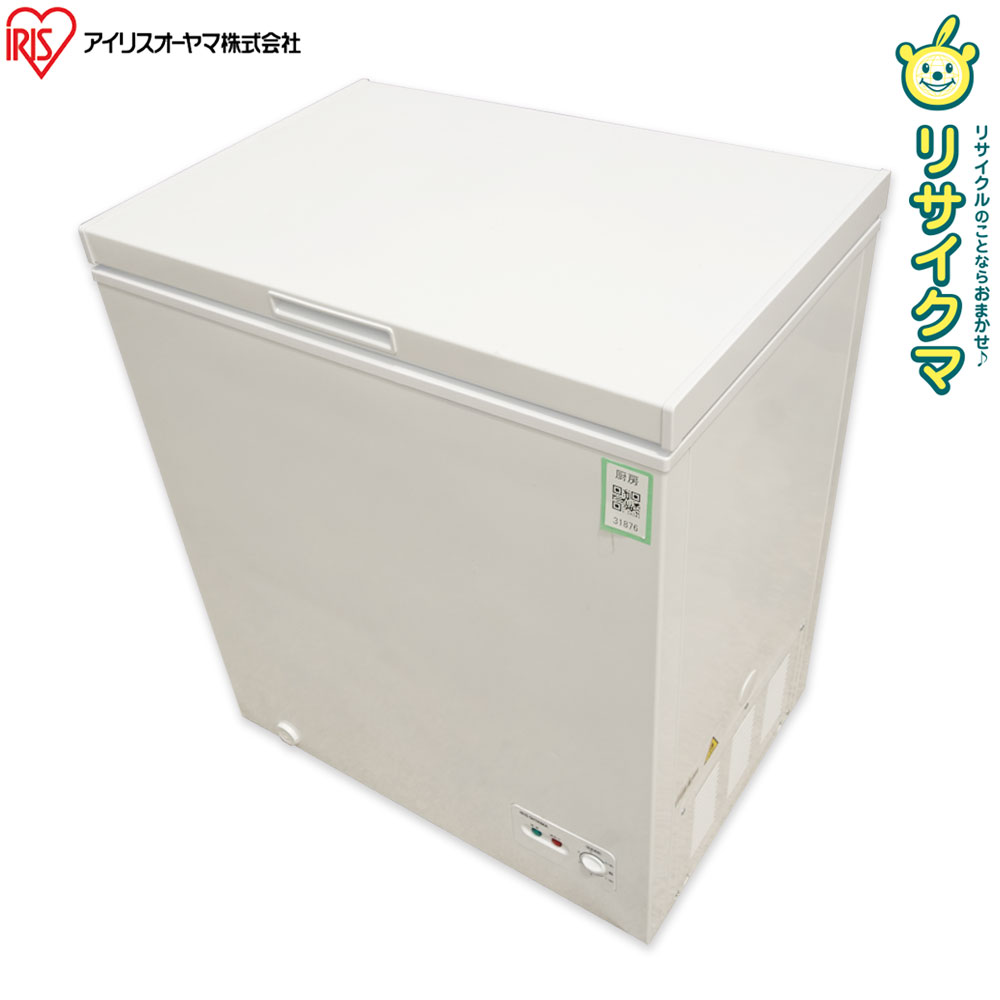 楽天市場】上開き式冷凍庫 142l icsd-14a-wの通販
