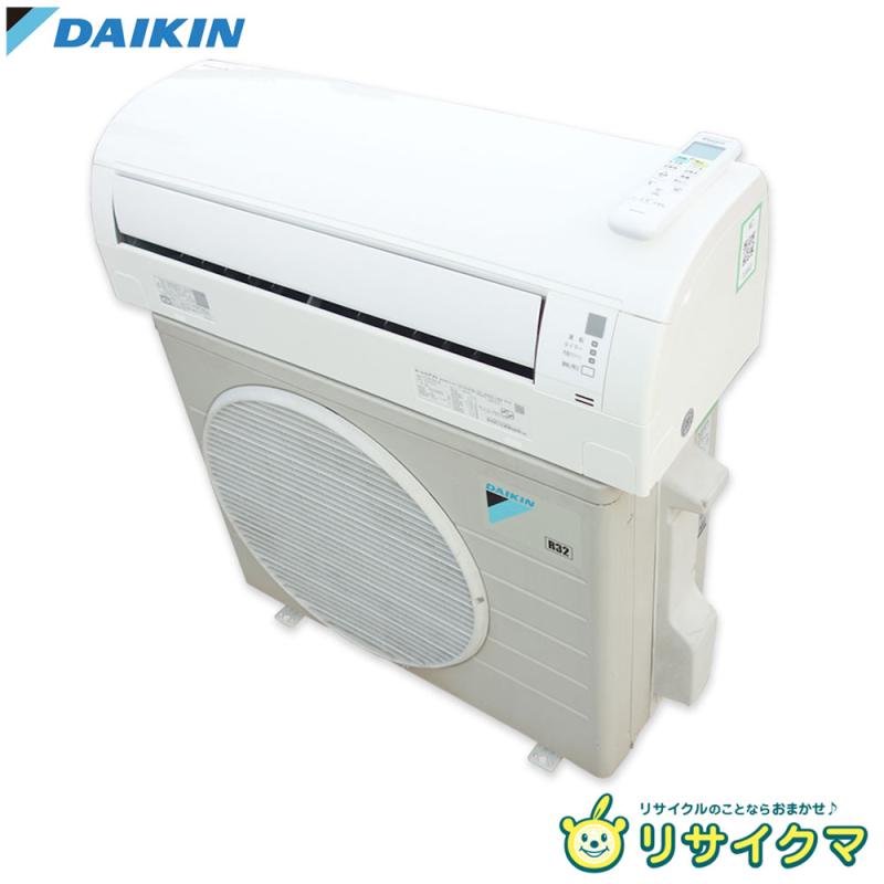 【中古】K▼ダイキン ルームエアコン 2018年 2.2kw 〜8畳 標準モデル コンパクトタイプ F22VTES ■大型商..