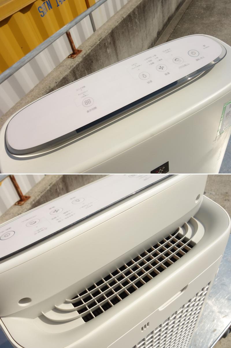 【中古】M▽シャープ 加湿空気清浄機 2020年 ～23畳 加湿 木造～10畳 鉄筋～17畳 プラズマクラスター搭載 ホワイト KI-NS50 ■送料無料対象外・送料別途必要■ (27884)
