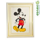 【中古】M▽Sowa&Reiser ソーワ&ライザー ミッキーマウス ディズニー 版画 リトグラフ 額縁 エディションナンバー ■送料無料対象外・送料別途必要■ (38689)