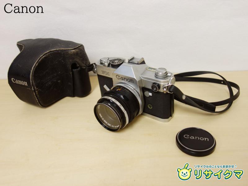 【中古】M▽キヤノン キャノン Canon FX フィルムカメラ シャッター式 一眼レフカメラ レンズ FL50mm F1.8 ■送料無料対象外・送料別途必要■ (38827)