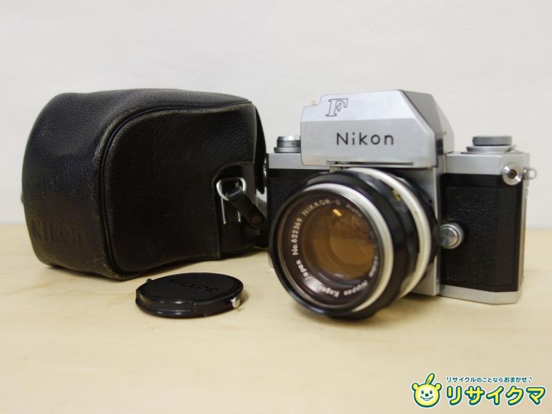 【中古】M▽ニコン Nikon F フォトミック フィルム カメラ レンズ ニッコール NIKKOR-S 1:1.4 f=50mm ■送料無料対象外・送料別途必要■ (38847)