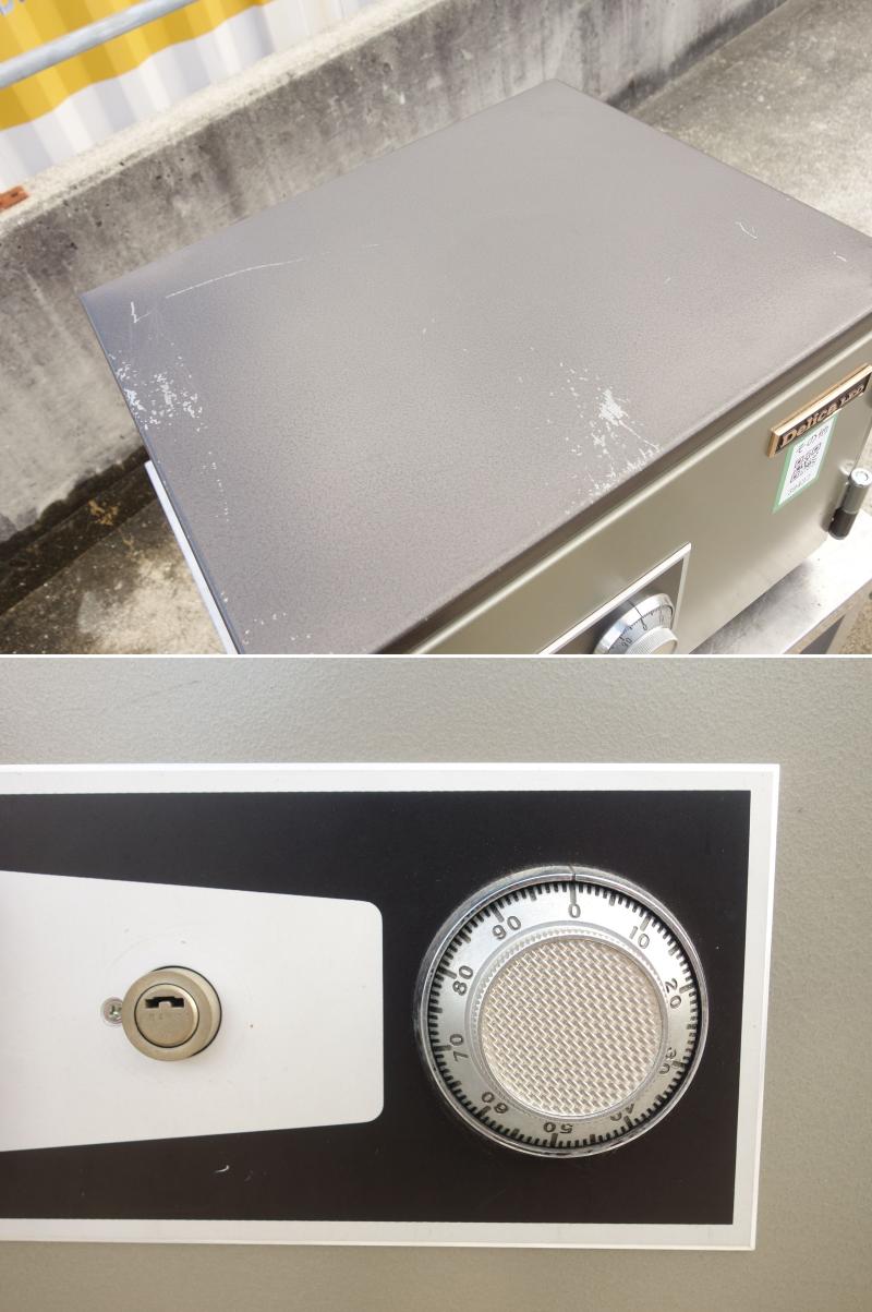 【中古】M▽デリカレオ 耐火金庫 ダイヤル式 36.1kg ■大型商品・送料別途必要■ (39437)