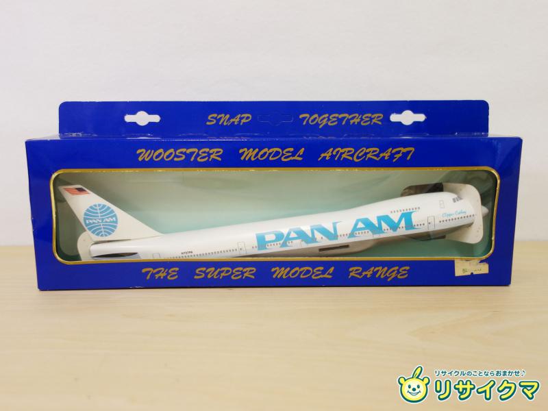 【中古】M▽飛行機 航空機 旅客機 模型 Wooste パンアメリカン航空 PAN AM パンナム ボーイング 747-200..