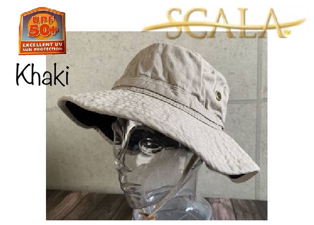 ◆SALE 特価 帽子 SCALA BH56 スカラ ハット アンカー バケット UV対策 アウトドア キャンプ 登山 フェス 男女兼用 日よけ