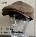 ◇帽子 3色展開 GENTLY キャンバス ハンチング こだわりの深さ オールシーズン コットン 定番 男女兼用 標準サイズ M BIG 大きい L サイズ 6...