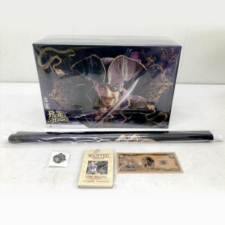 D5207YO ◆0930_16凹【アウトレット品】 エビテン 龍が如く8外伝 Pirates in Hawaii 真島吾朗コンプリートボックス DXパック PS5版 未使用