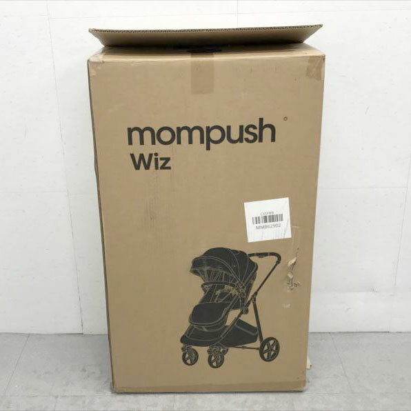 D6514YO ◆0610【美品】ベビーカー 両対面式 Mompush Wiz AB型 折りたたみ式 ゆりかご 新生児 0〜3歳ベビー用品【中古】