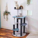D7415YO ◆0910_3凹【アウトレット品】猫用タワー キャットタワー ペティオ W27184 クリアボウル&ベッドタイプ未使用 ペット用品