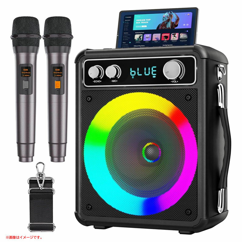 D9452YO ◆1114【アウトレット品】カラオケセット カラオケマシン VOSOCO T-03 Karaoke Machine Black 未使用 PA機器