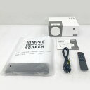 C8420YO ◆0430_19凹【美品】プロジェクター YOWHICK GDP1W 12000LM 4K対応 1080P 5G Bluetooth5.1 Wi...