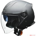 D5480YO ◆0530_5凹【アウトレット品】ジェット ヘルメット インナーシールド付き リード FLX マットブラック LL 24年製 未使用