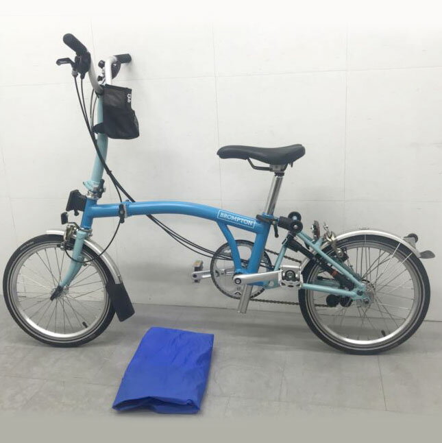 D8889NU 【美品】折りたたみ自転車 ブロンプトン M3L ツートンカラー クロモリ／スチール 16インチ 3段..