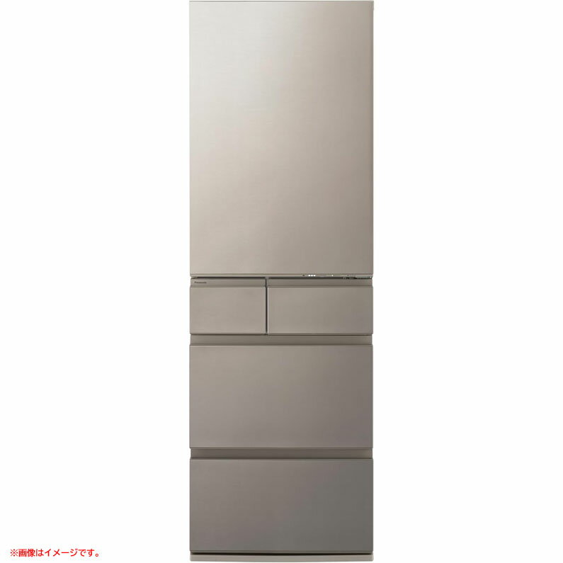 D5903YO ■0429【未使用品】冷凍冷蔵庫 457L 左開き 5ドア パナソニック NR-E46HV2L-N 25年製 ナノイーX家電