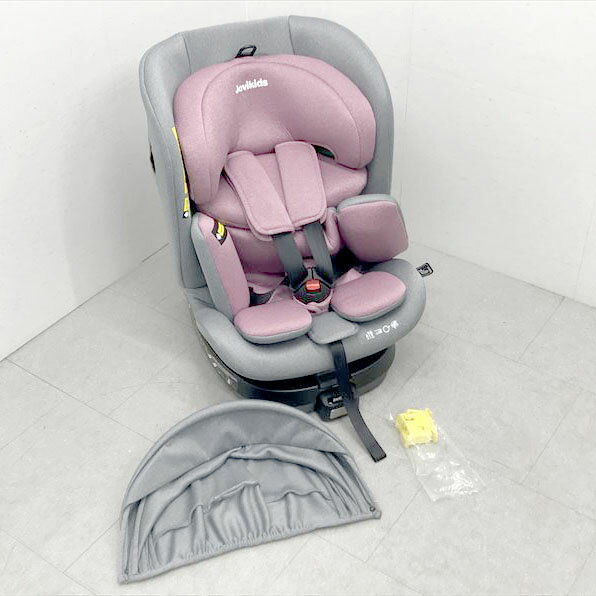 C5708YO ◆0530_3凹【美品】チャイルドシート Jovikids 360°回転式 ISOFIX WD034 新生児～12歳頃ベビー..