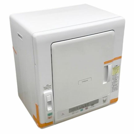 C6484YO 【訳あり・未使用品】除湿形 電気衣類乾燥機 6kg 日立 DE-N60HV(W) 23年製 風乾燥家電