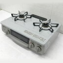 D4714YO ◆0430_4凹【美品】ガステーブル ガスコンロ 片面焼きグリル プロパン LPガス リンナイ KG35NGR 25年製 住宅設備【中古】