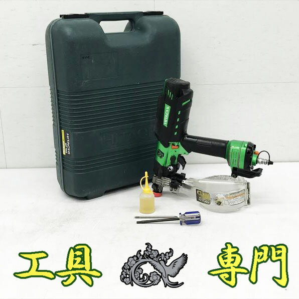 Q4324 送料無料！【中古品】高圧41mmビス打ち機 日立工機 WF4H3(S) エア工具 打込み【中古】