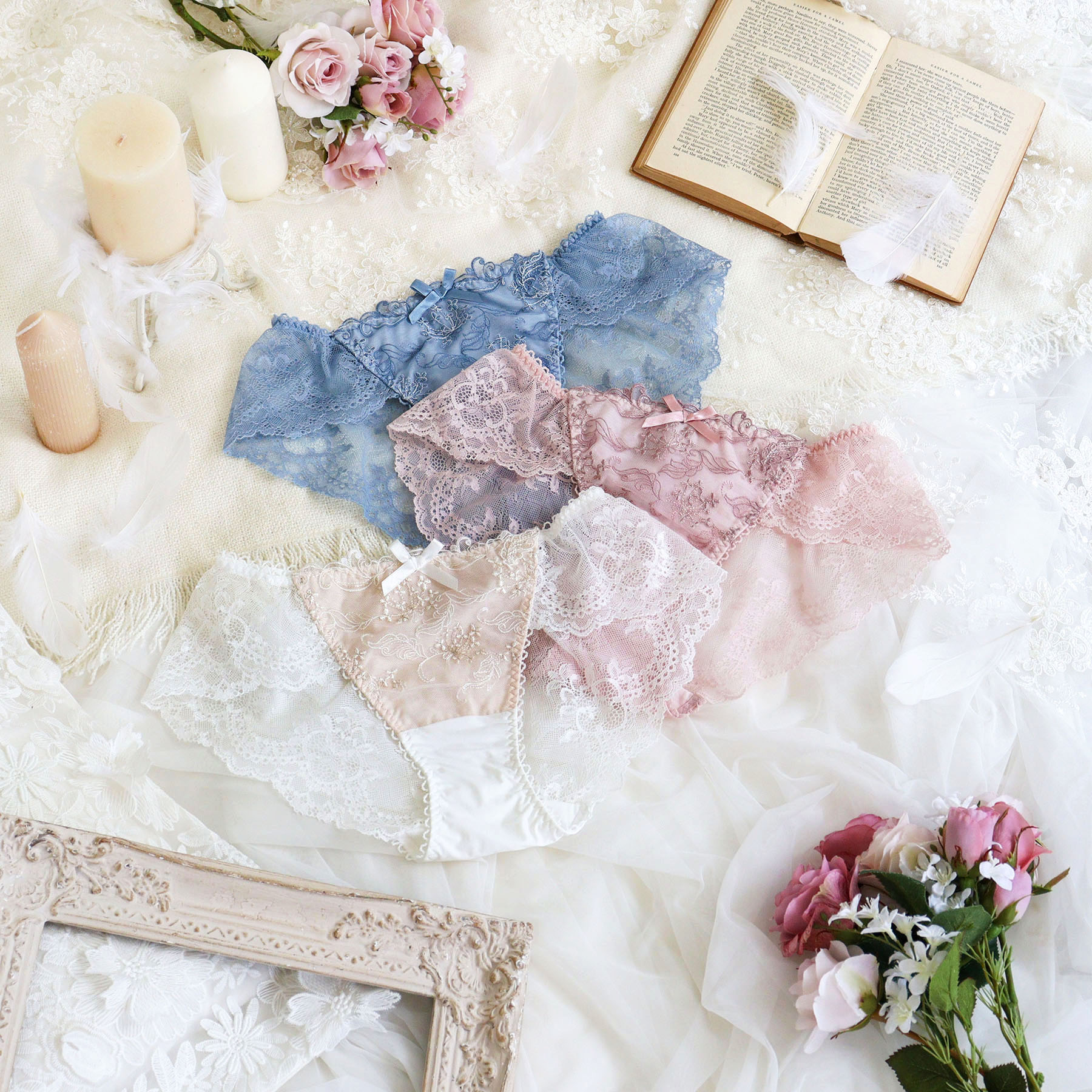 【さらに10％OFF★2月4日12時-2月10日23時59分まで】【30％OFF】リサマリ レースショーツ ナンシー Risa Magli ショーツ インナー 2502 2025475 121225 【返品交換不可】