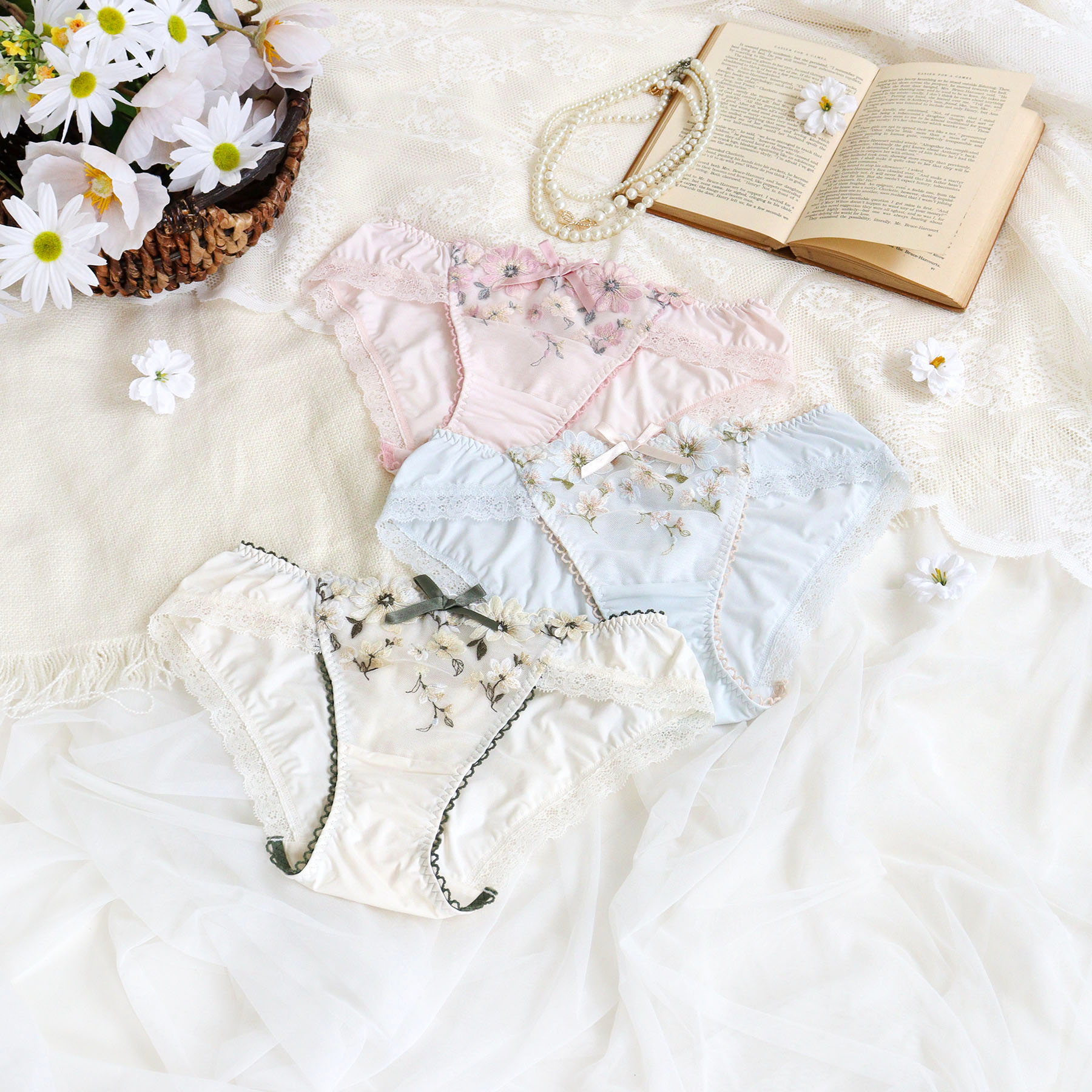 リサマリ ノーマルショーツ アルマ Risa Magli Risamagli ショーツ かわいい フェミニン プチプラ レデ..