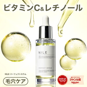 NILE 美容液 パーフェクトセラム 毛穴 レチノール ナイアシンアミド ビタミンC 保湿 ハリ