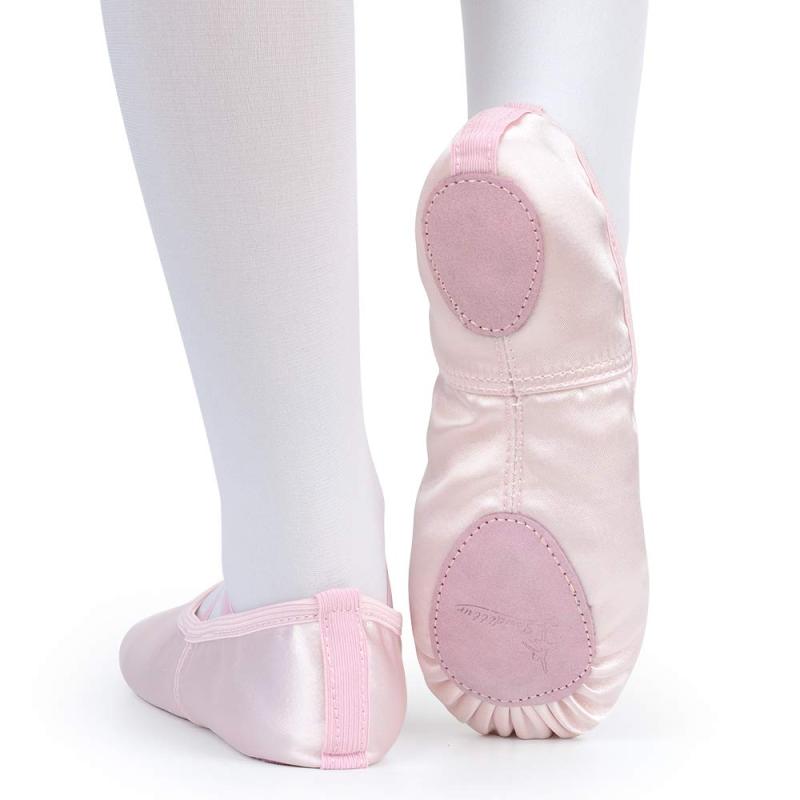 バレエシューズ バレエ用品 サテン製 バレエ靴 スプリットソール エレクトーンシューズ キッズ 子供 大人 初心者 練習用 舞台用 発表会 演劇 16.0cm～25.5cm