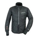 ラフアンドロード(ROUGH&ROAD) バイク用ジャケット WG プリマロフト チタンインナージャケット カフ付 ブラック/グレー RR7995