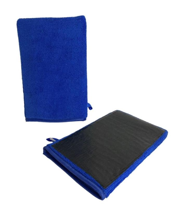 bridporio 2枚セット 鉄粉除去グローブ マイクロファイバークロス 速乾 洗濯可能 繰り返し使える 洗車 タオル 鉄粉取り 車 バイク 鉄粉除去剤 手洗い プロ用 業務用