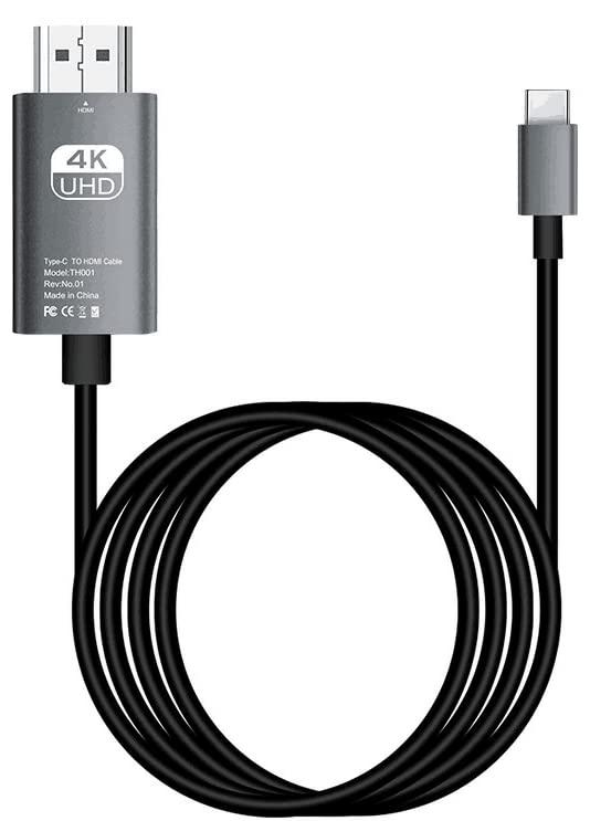 USB Type-C to HDMI変換ケーブル 4K映像出力 4K@60Hz Type C HDMI変換アダプター hdmi type-c 4K映像出力タイプC to hdmi 対応 40Gbps転送 設定不要 i-Phone 15 Pro MacBo