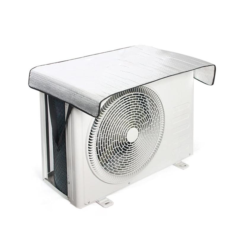 エアコン室外機カバー エアコン日よけパネル 雨や日焼け止めと省エネカバー 室外機日よけ 日・雨・雪・風・ホコリよけ 遮熱保護 室外機を守る 省エネ 簡単脱着